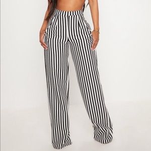 Pretty little thing shape wide leg trouser